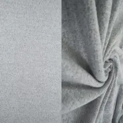 1 Yard Super Soft Hacci Stretch Knit Fabric Heather Grey 58/60 Inches Wide HT.GREY