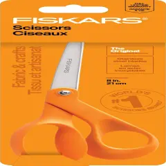 Fiskars Original Scissors-8" Orange Handle
