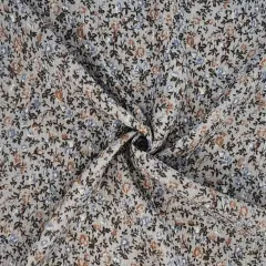 1 Yard Rayon Crinkle Gray Fabric for Dresses Blouses Skirts and Summer Apparel 50/52" Width