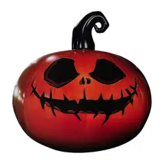 Spooky Jack-O'-Lantern Blowup Inflatable with Twisted Smile &ndash; Outdoor Display