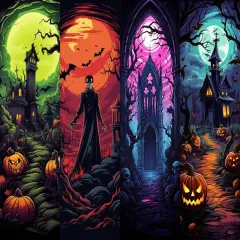 Halloween Diamond Paintings Kits for Adults