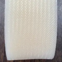 1 Yard Horsehair Braid Trim Stiff Crinoline Webbing for Dresses, Hats & Costumes 100% Nylon 2" Wide Ivory