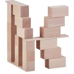 HABA Clever Up! Building Wooden Block System 4.0 for Ages 12 Months to 8 Years Multicolor