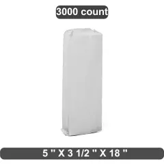 Wide Liquor Carrier Bag 5" x 3 1/2" x 18"