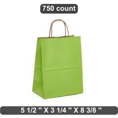 Practical Kraft Shopping Bag 5.5" x 3.25" x 8.375"