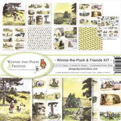 Reminisce Collection Kit 12"X12"-Winnie The Pooh And Friends
