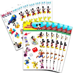 Mickey Mouse Clubhouse Stickers 6 Pack - Bundle with 150 Disney Mickey Stickers