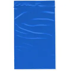 Plymor 4" x 6", Blue 2 Mil Zipper Reclosable Plastic Bags