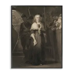 Stupell Industries Working Woman Vintage Framed Giclee, design by Marcus Jules