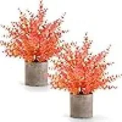 Eucalyptus Potted Artificial Plants Fall Decoration