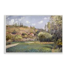 Stupell Industries Rolling Green Hillside Framed Giclee Wall Art Design by CAD Designs