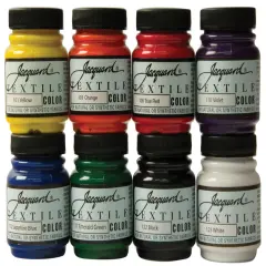 Jacquard Textile Color Set 8/Pkg-2.25 oz. Assorted Colors