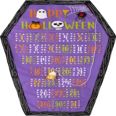 Bucilla Felt Wall Hanging Applique Kit-Halloween Countdown