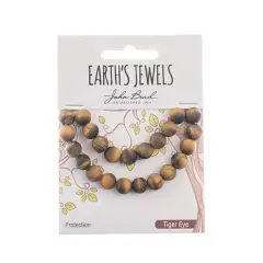 John Bead Earth's Jewel Natural Round Semi-Precious Stone Beads