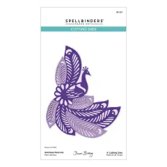 Spellbinders Etched Dies By Dawn Bibby-Glorious Peacock