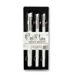 Lisa Horton Crafts Stencil Brushes-3/Pkg