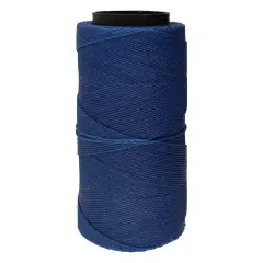 The Beadsmith Brazillian Waxed Cord Spool Cobalt