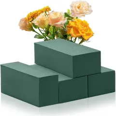 4Pcs Floral Foam - (7.8" L x 3.5" W x 2.4" H) Flower Foam Blocks