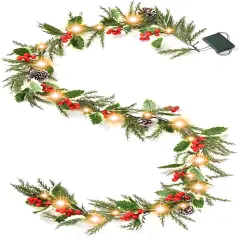 6ft 20 LED Christmas Garland