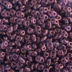 Matubo 2-Hole Czech Glass Transparent Superduo Beads, 100g Vega On Crystal