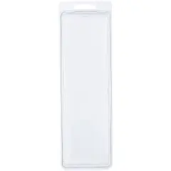 Collecting Warehouse Clear Plastic Clamshell Package / Storage Container, 7.625" H x 2" W x 1.375" D