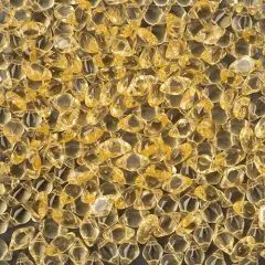 Matubo 2-Hole Czech Glass Transparent Gemduo Beads, 50g Topaz