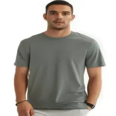 Gildan&reg; Softstyle Crewneck Short Sleeve CVC T-Shirt Gunmetal
