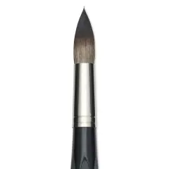 Da Vinci Casaneo Synthetic Squirrel Watercolor Brush - Round, Size 40, Short Handle, Synthetic