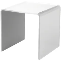 Plymor Mirrored Acrylic Square Display Riser, 4" H x 4" W x 4" D (1/8" thick)