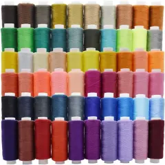 60 Color Polyester Threads - 250 Yard Per Spools Sewing Kit