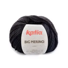 Katia Big Merino Superwash Wool Yarn Black