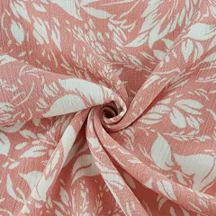 1 Yard Lightweight Rayon Crinkle Fabric Stylish Dresses Blouses Skirts Width 50/52" Canyon Sunset