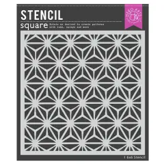 Hero Arts Stencil 6"X6"-Asana Pattern