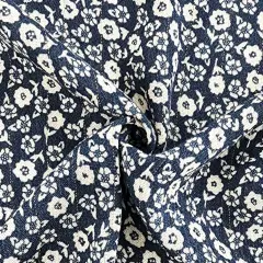 1 Yard Lightweight Teal Beige Rayon Crinkle Lurex Fabric Ideal For Stylish Dresses Blouses Skirts 50/52" Width