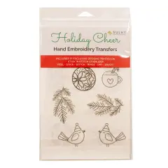 Sulky Stick 'n Stitch Water-Soluble Embroidery Transfers-Holiday Cheer