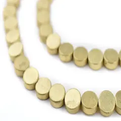 The Bead Chest Circular Disk Brass Beads (8mm)
