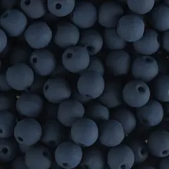 John Bead Czech Glass White Alabaster Velvet Round Bead 3 Strands