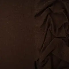 Pointelle Two Tone Rib Fabric 1 Yard Soft Stretch Textured 58/60" Wide Brown