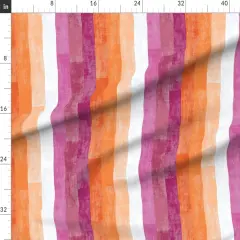 Various Fabrics by the Yard or Fat Quarter Lgbtqia Queer Pride Pink Purple Orange Stripes Love Lgbt Month Lesbian Gay Custom Printed Fabric by Spoonflower