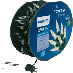 250 LED Warm White Faceted Mini