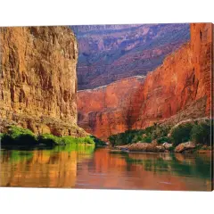 Red Wall Gorge by John Gavrilis 20" x 16" Canvas Wall Art