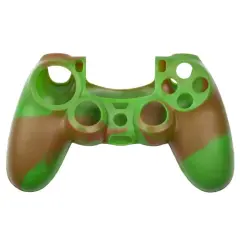 Kitcheniva Silicone Rubber Cover Case Skin For Sony Playstation 4 PS4 Controller Green+coffee