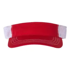 Richardson&reg; Trucker Visor Red/ White