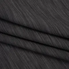 1 Yard Soot Striated Cotton Quilting Fabric Charcoal Black Gradient, 43 Inches Width