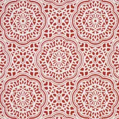 Coral - Coral & Peach Abstract & Geometric,Global Upholstery Fabric 54 Inches"