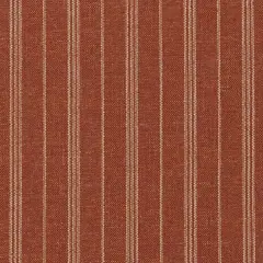 Upholstery Fabric - Orange & Rust Stripe Upholstery Fabric 54 Inches"