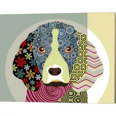 Beagle Dog III by Lanre Adefioye 20" x 16" Canvas Wall Art