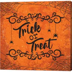 Trick or Treat by ND Art & Design 12" x 12" Canvas Wall Art