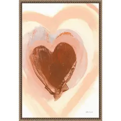 Baby Love Heart by Yvette St. Amant Framed Canvas Wall Art