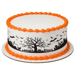 Spooky Silhouettes Edible Cake Topper Image Strips